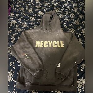Gallery Dept Recycled distressed hoodie